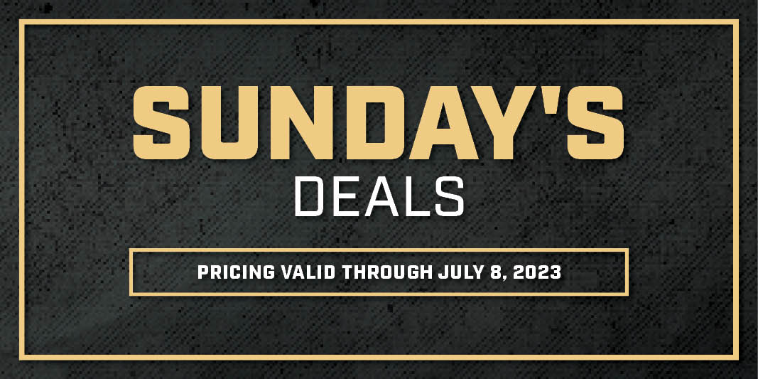 Special: Sunday Deals July 2nd 2023